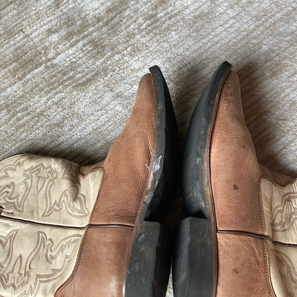 ROPER Two Toned Western Boots Size 10. - Picture 7 of 10